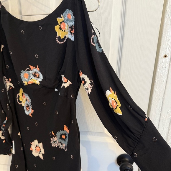 Free People Sunshadows Floral Long Sleeve Dress - Picture 3 of 8